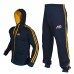 ARD CHAMPS™ Fleece Tracksuit Hoodie Trouser MMA Gym Boxing Running Jogging Suit (Navy Blue)